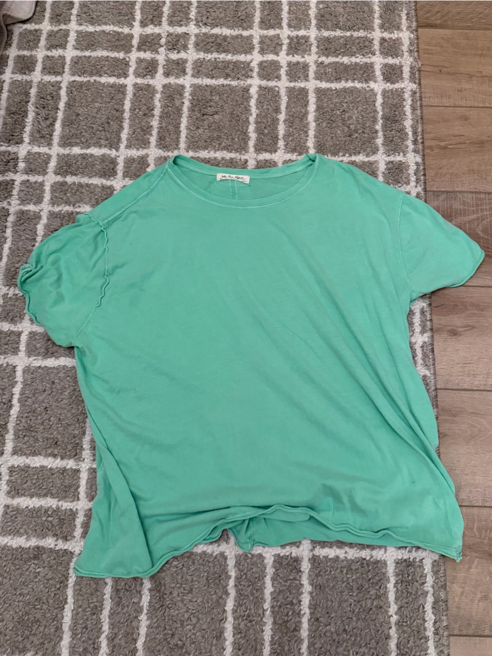 We The Free Mint Green Short Sleeve Tee